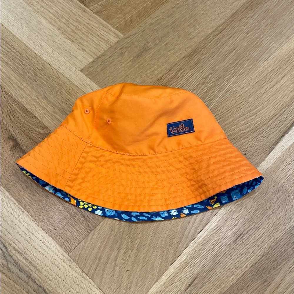 Lot of Two Reversible Swim Bucket Hats
